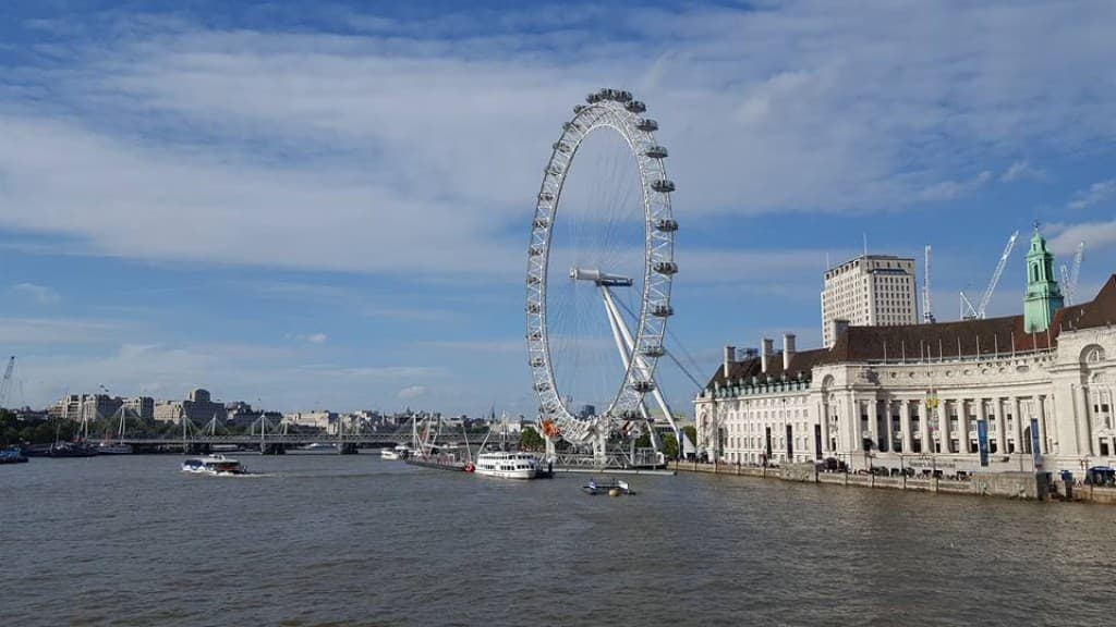 London eyes au soleil depuis 2 jours