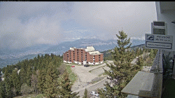 Notre webcam de chamrousse - Roche Béranger - alt. 1800 m - vue vers Grenoble et le Recoin