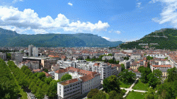 Vue Grenoble depuis l'hotel de ville