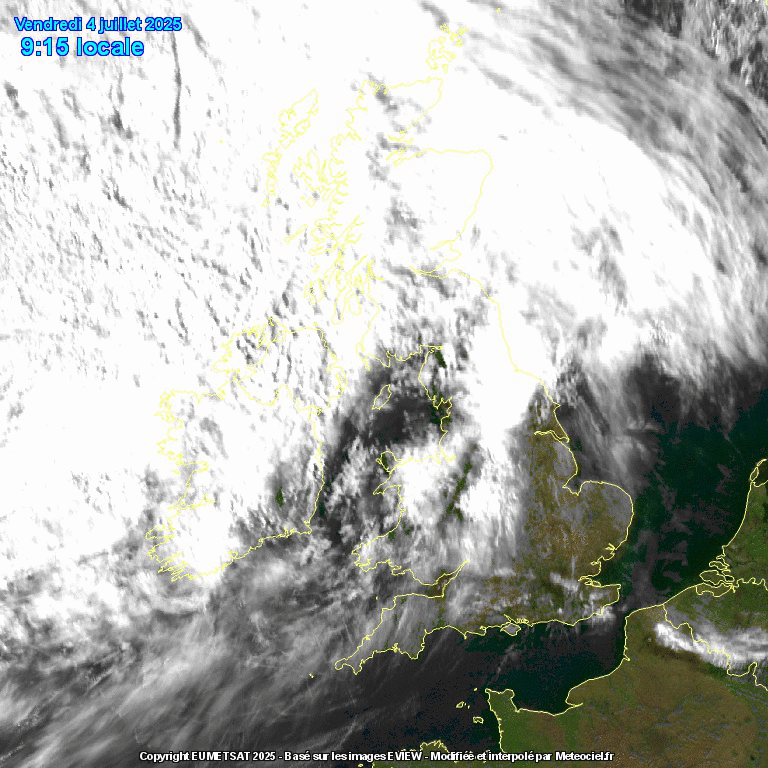 Satellite animation 