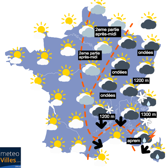 Semaine plutôt calme et progressivement plus douce