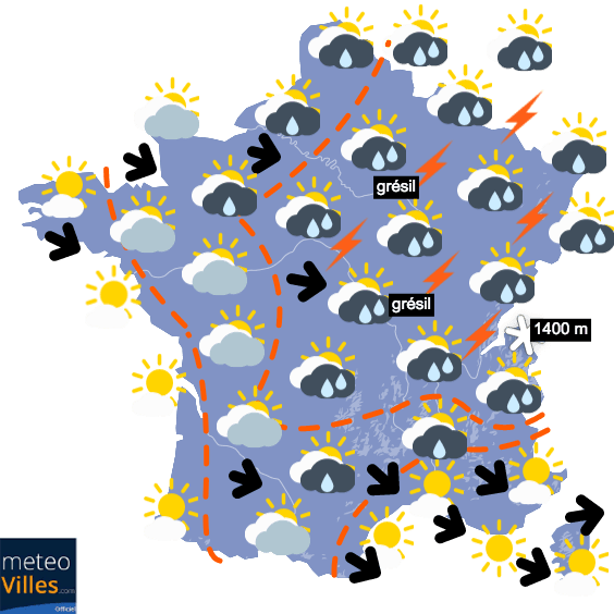 Lente amélioration la semaine prochaine (notamment au Sud)