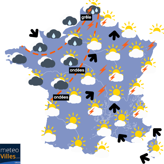 Encore des orages, puis de la fraîcheur !