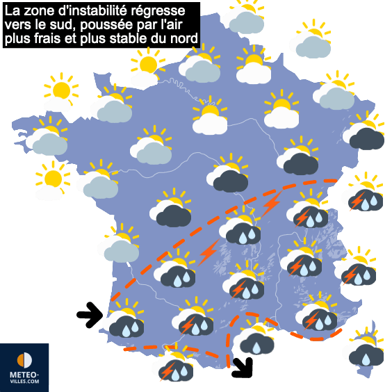 Un week-end dicté par la position des gouttes froides