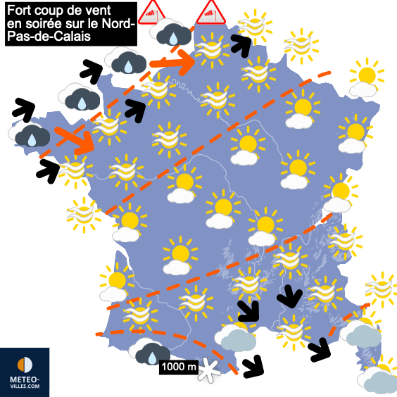 Dernier coup de vent avant une semaine plus calme