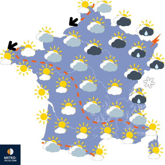 Météo : Nouvelle periode de "beau temps" sec et calme...
