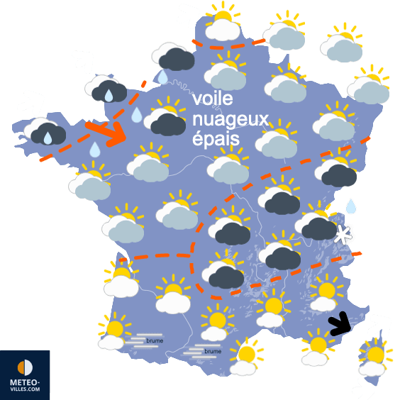 Très agité jusqu'à vendredi