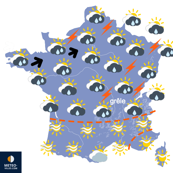 Temps perturbé jusqu'à la mi-mai