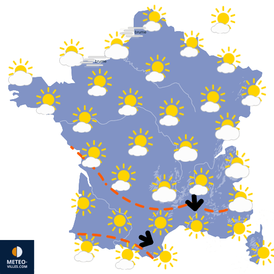 Week-end chaud, mais début juillet peut-être plus maussade