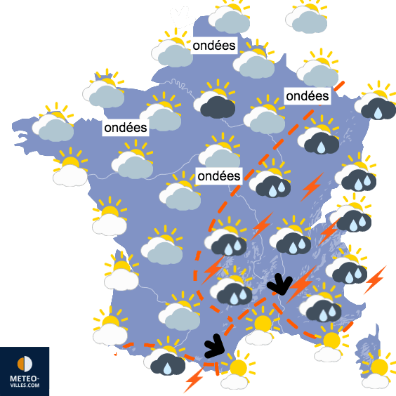De nouveau plus chaud, mais un week-end instable