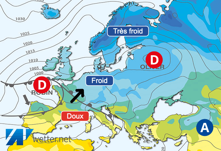 Carte de prévisions d'europe du Jeudi 30 novembre 2023