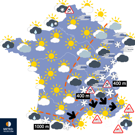 Week-end froid, avant le retour de la pluie et du vent