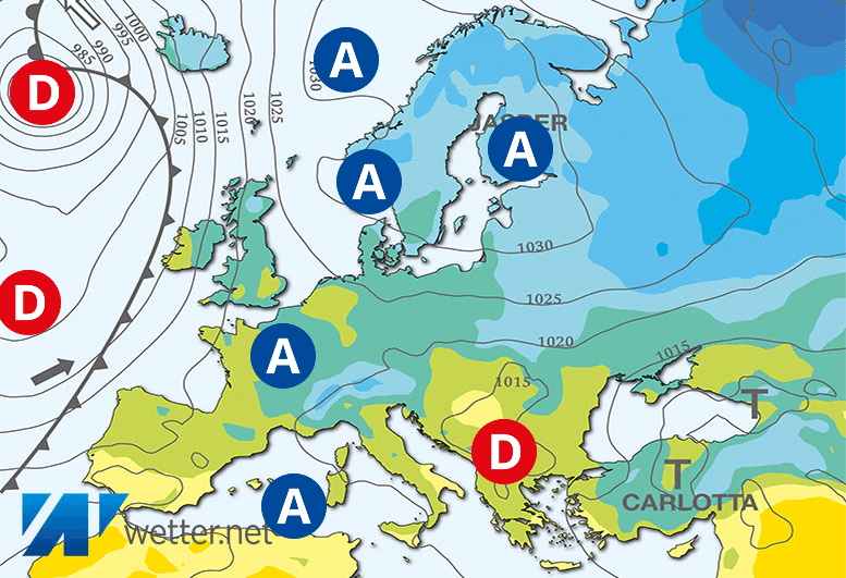 Carte de prévisions d'europe du Mercredi 6 mars 2024