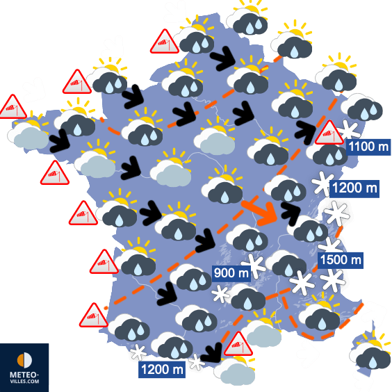 Froid plus calme après la tempête