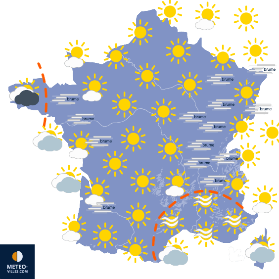 Calme, et parfois froid sous la grisaille