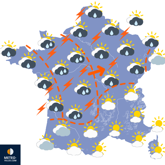 Orages, fraîcheur puis retour de la chaleur ?