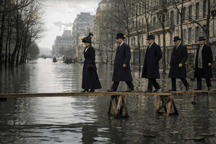 Les inondations catastrophiques de janvier 1910 à Paris et sa région