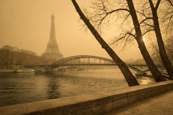 Remontées massives de sable du Sahara pour cette semaine