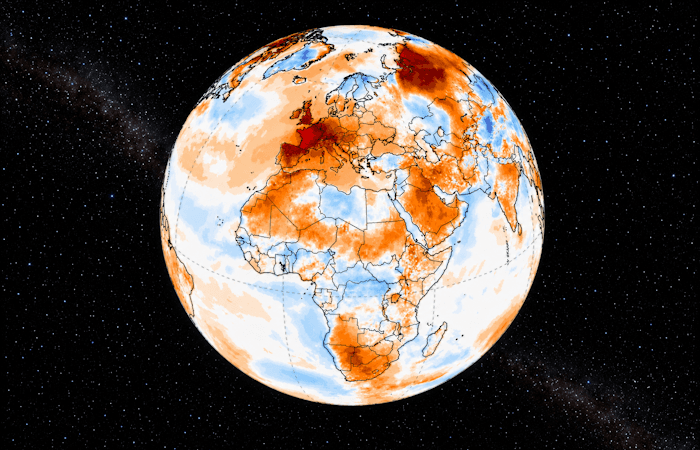 Canicule historique : la France est actuellement le pays le plus anormalement chaud du monde !