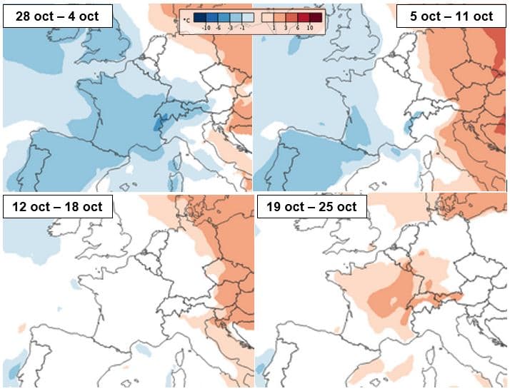 Image d'illustration pour Quelles tendances pour la suite de l'automne ?
