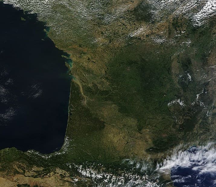 Image d'illustration pour La sécheresse en France vue par satellite