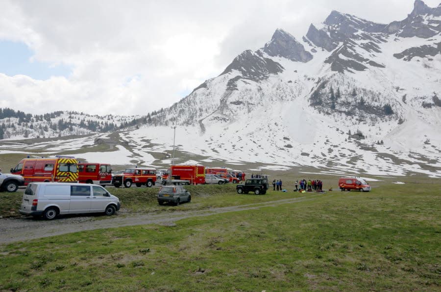 Image d'illustration pour Grosse avalanche en Haute Savoie au col des Aravis