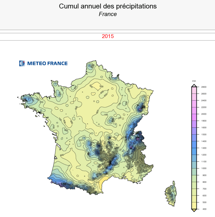 Image d'illustration pour Bilan météo complet de l'année 2015 : doux, ensoleillé et généralement sec