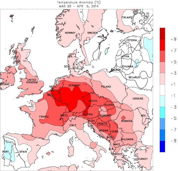 Image d'illustration pour Bilan hebdo - grande douceur en Europe