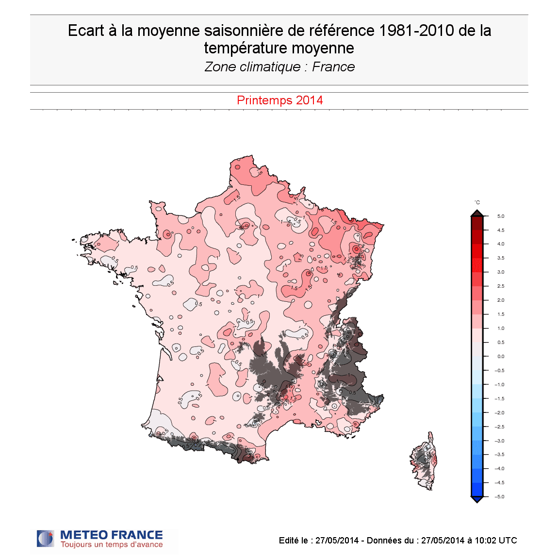 Image d'illustration pour Pré-bilan du printemps 2014 : doux et ensoleillé au NOrd-Est