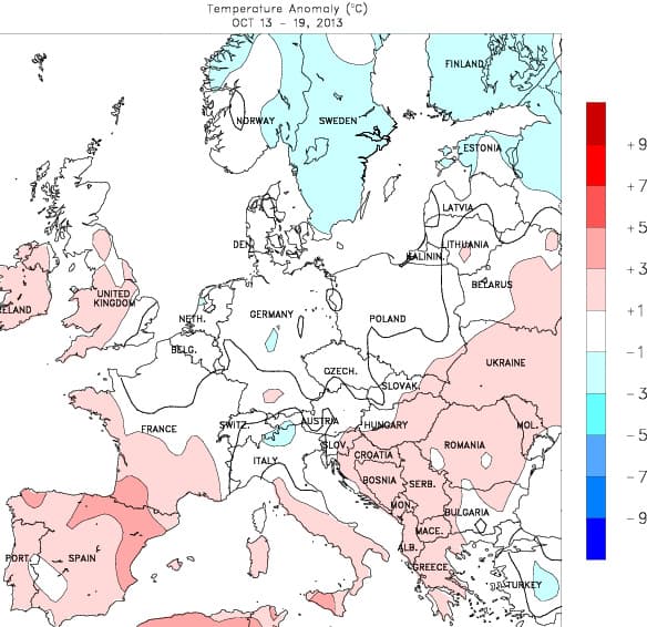 Image d'illustration pour Bilan météo hebdomadaire sur la France et l'Europe
