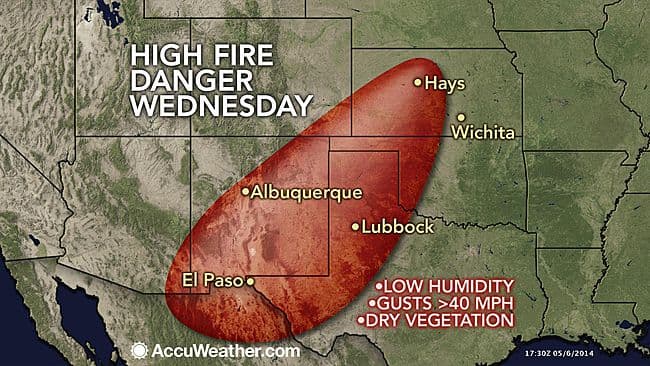 Image d'illustration pour Chaleur et incendies au Sud des Etats-Unis - Tornade de feu en Ohio