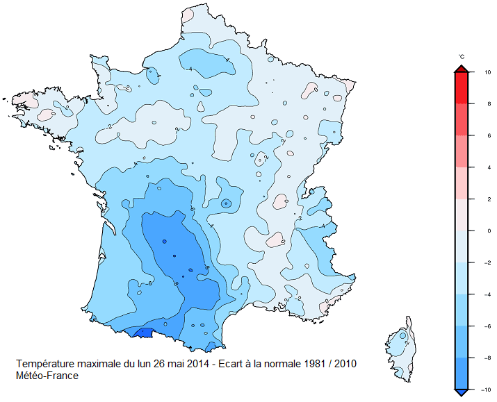 Image d'illustration pour Une fin mai fraîche, humide et nuageuse
