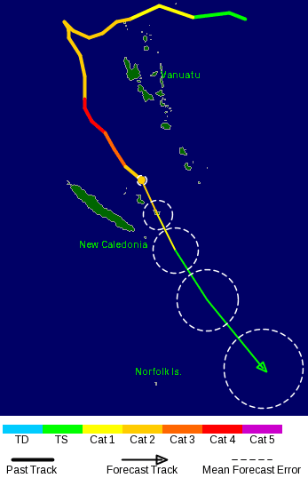 Image d'illustration pour Cyclone Donna en Nouvelle Calédonie