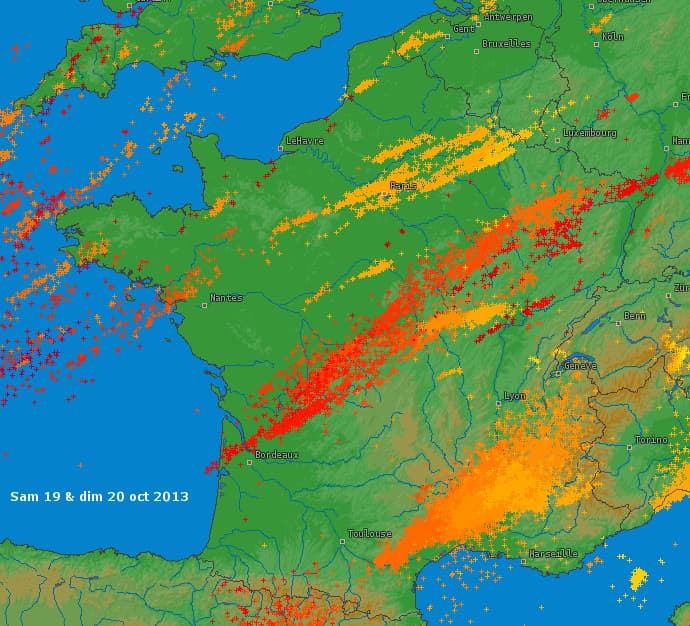 Image d'illustration pour Fortes pluies orageuses dans le Sud-Est
