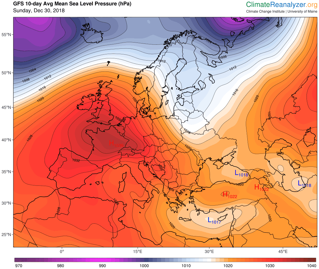 Image d'illustration pour Froidure anticyclonique pour débuter l'année 2019