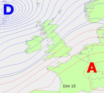 Image d'illustration pour Fort courant perturbé sur le Nord de l'Europe