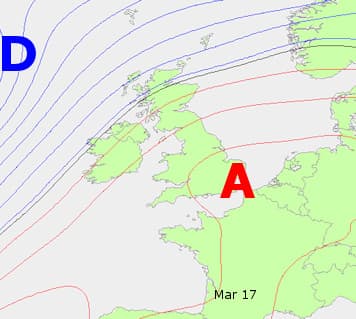 Image d'illustration pour Fort courant perturbé sur le Nord de l'Europe