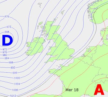 Image d'illustration pour Fort courant perturbé sur le Nord de l'Europe