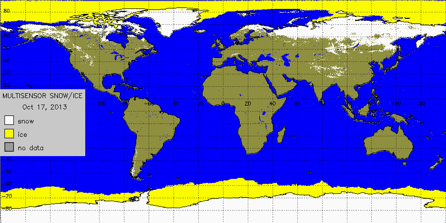 Image d'illustration pour Bilan de l'enneigement dans le Monde en ce milieu d'automne