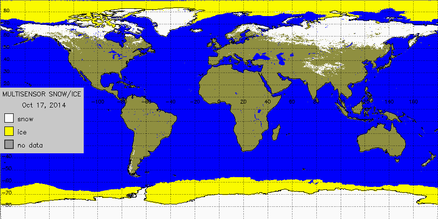 Image d'illustration pour Bilan de l'enneigement dans le Monde en ce milieu d'automne
