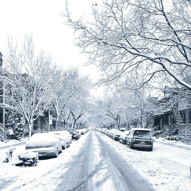 Image d'illustration pour Première tempête de neige de la saison au Québec