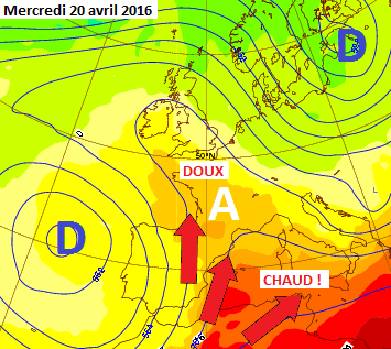 Image d'illustration pour Un flux de Sud porteur d'autan, de douceur, de pluie... et de sable