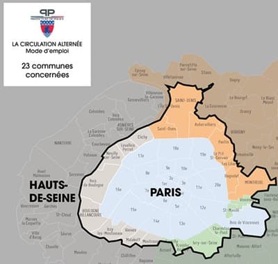 Image d'illustration pour Pollution aux particules fines - Circulation alternée à Paris