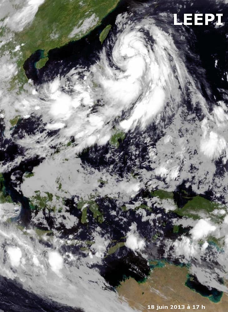 Image d'illustration pour Tempête tropicale Leepi (Philippines - Okinawa - Japon)