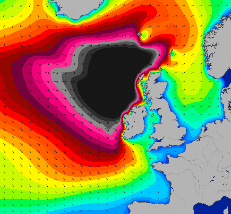 Image d'illustration pour Tempête Alexandra : vagues et blizzard sur le Nord de l'Europe