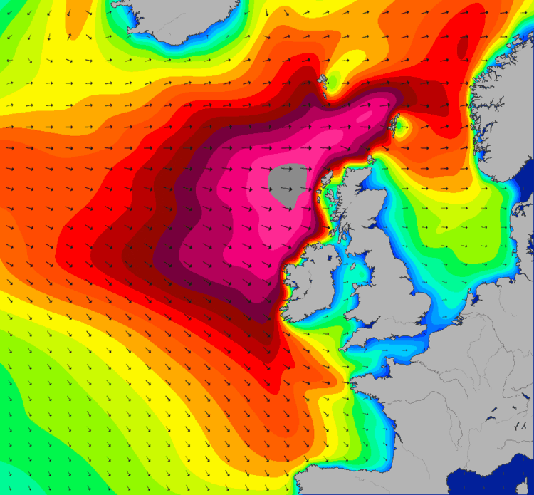 Image d'illustration pour Tempête Alexandra : vagues et blizzard sur le Nord de l'Europe
