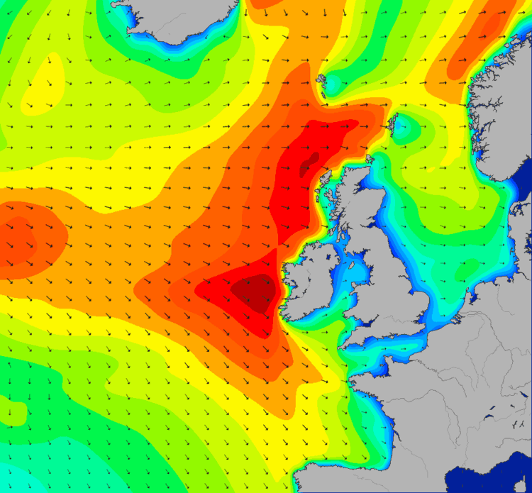 Image d'illustration pour Tempête Alexandra : vagues et blizzard sur le Nord de l'Europe