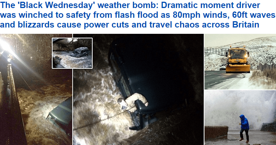 Image d'illustration pour Tempête Alexandra : vagues et blizzard sur le Nord de l'Europe