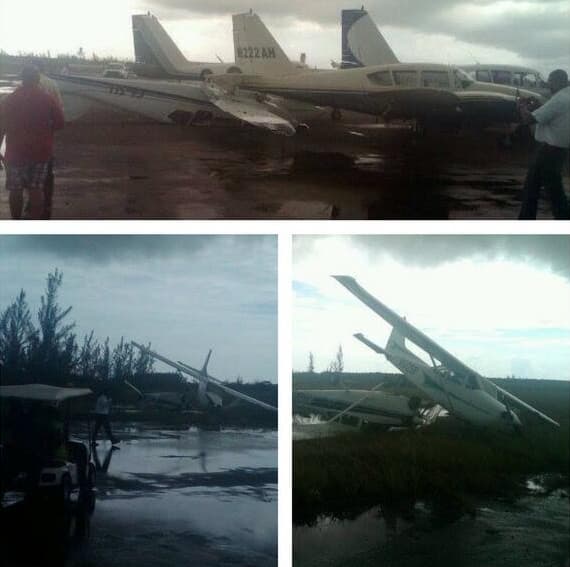 Image d'illustration pour Tornade sur un aéroport aux Bahamas