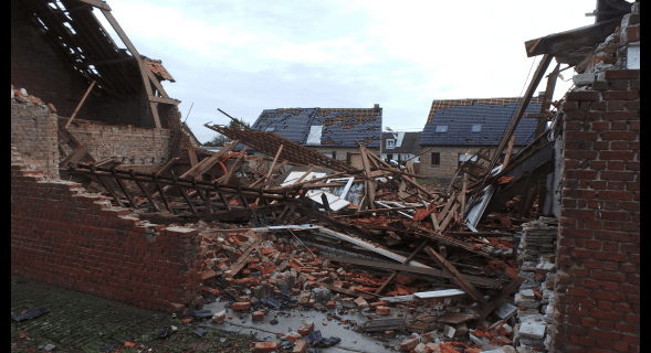 Image d'illustration pour Tornade EF2 dans le Nord à Bailleul